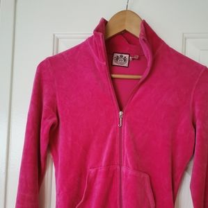 Juicy couture velour set hot pink size S